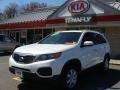 2011 Snow White Pearl Kia Sorento LX V6 AWD  photo #1