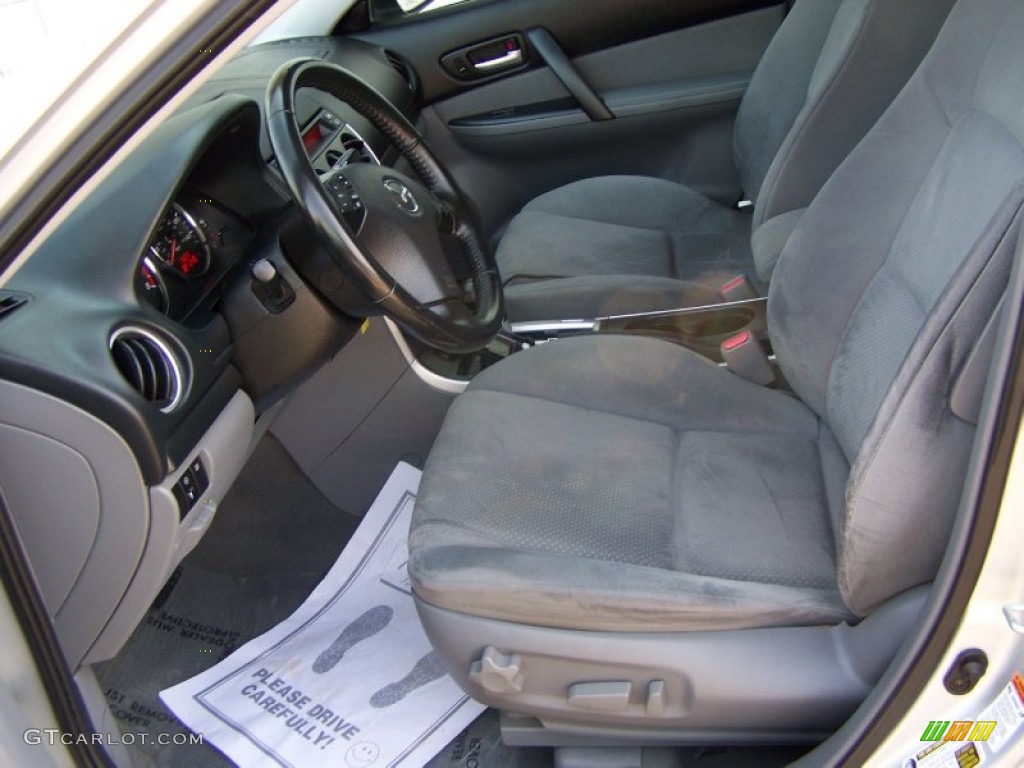 2003 MAZDA6 s Sedan - Satin Silver Metallic / Gray photo #3