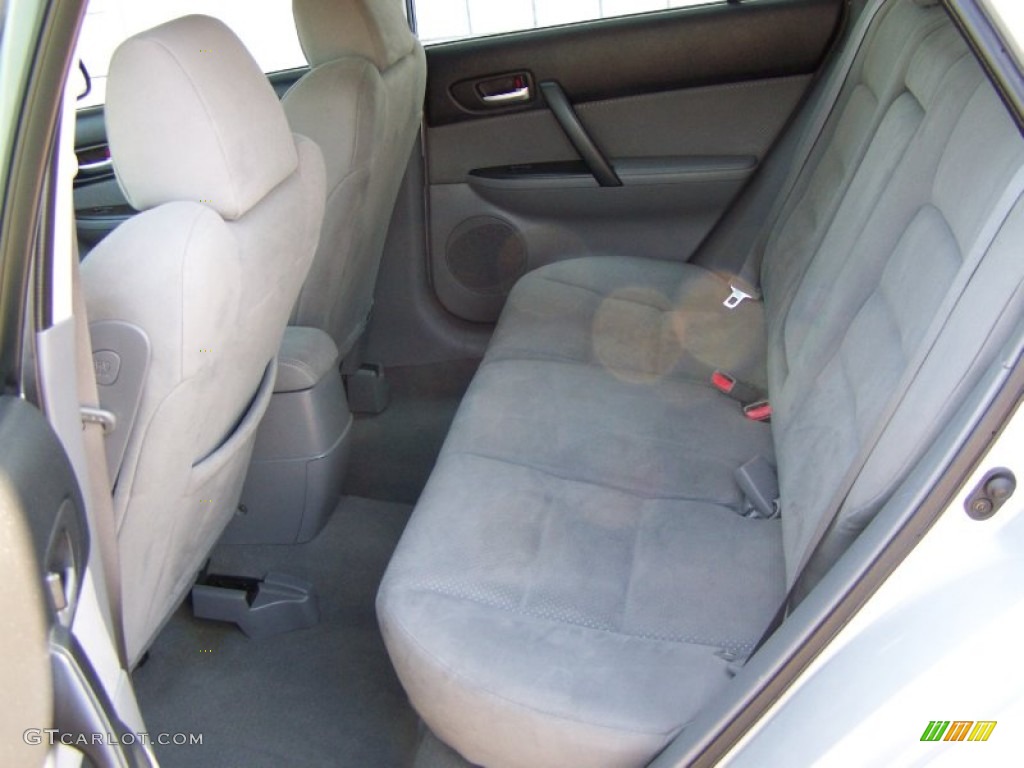 2003 MAZDA6 s Sedan - Satin Silver Metallic / Gray photo #5