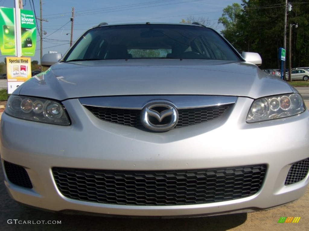2003 MAZDA6 s Sedan - Satin Silver Metallic / Gray photo #9