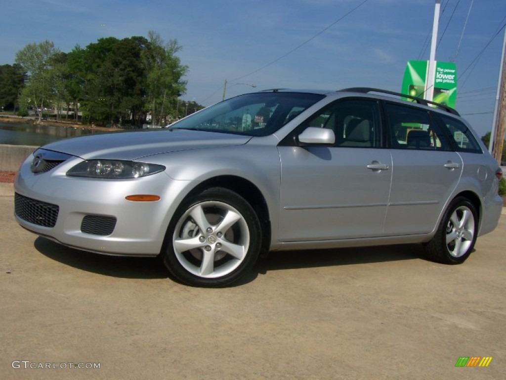 2003 MAZDA6 s Sedan - Satin Silver Metallic / Gray photo #15