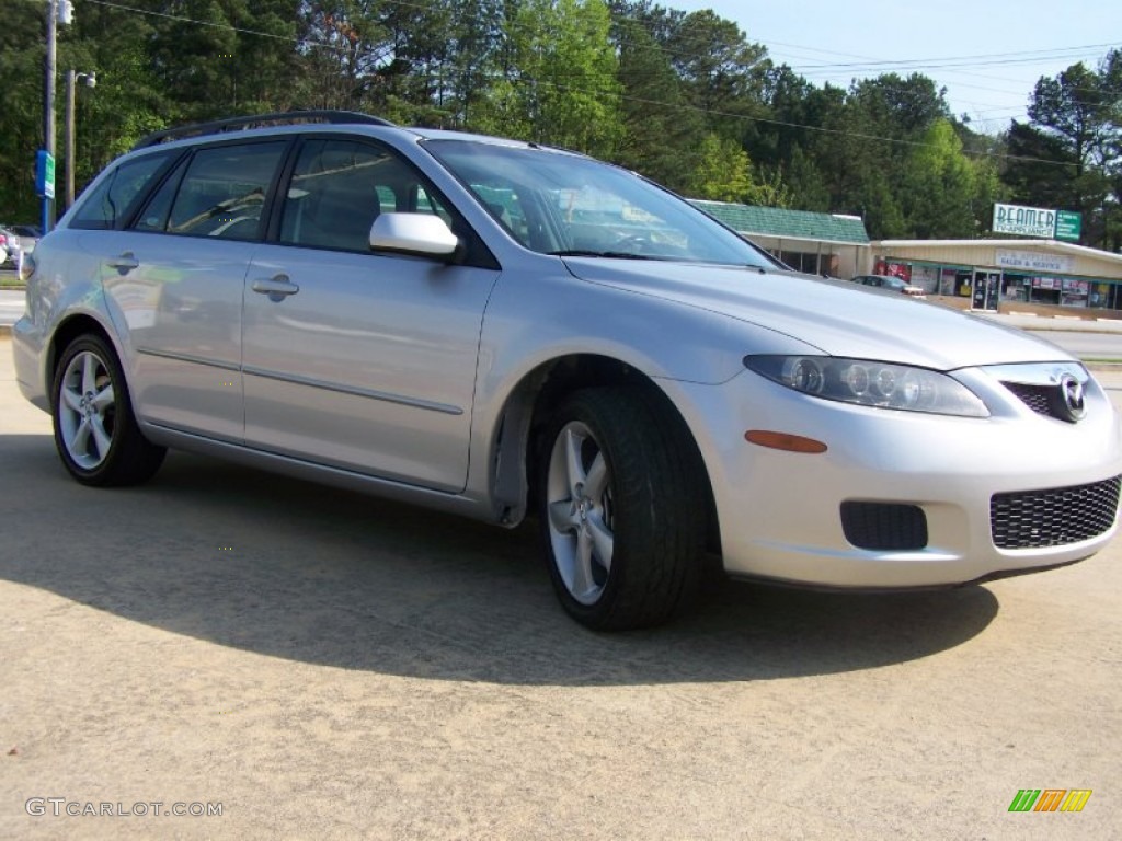 2003 MAZDA6 s Sedan - Satin Silver Metallic / Gray photo #16