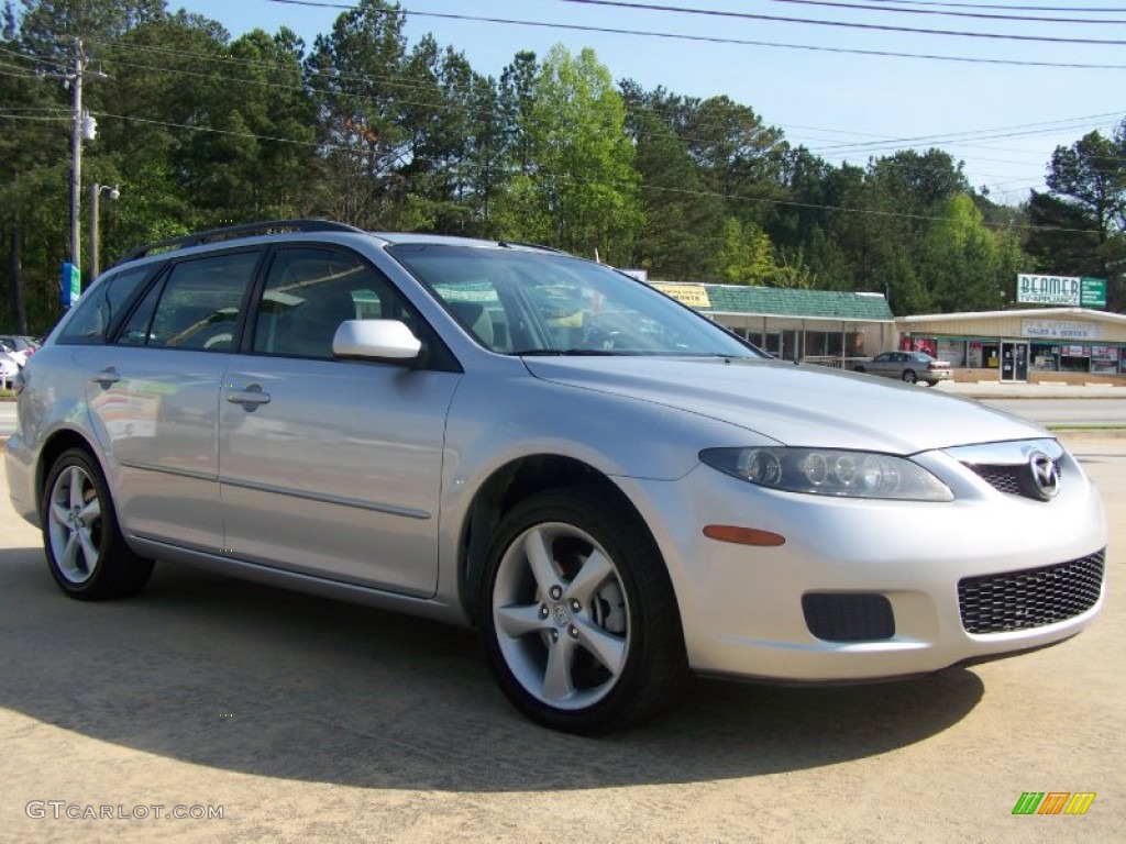2003 MAZDA6 s Sedan - Satin Silver Metallic / Gray photo #26