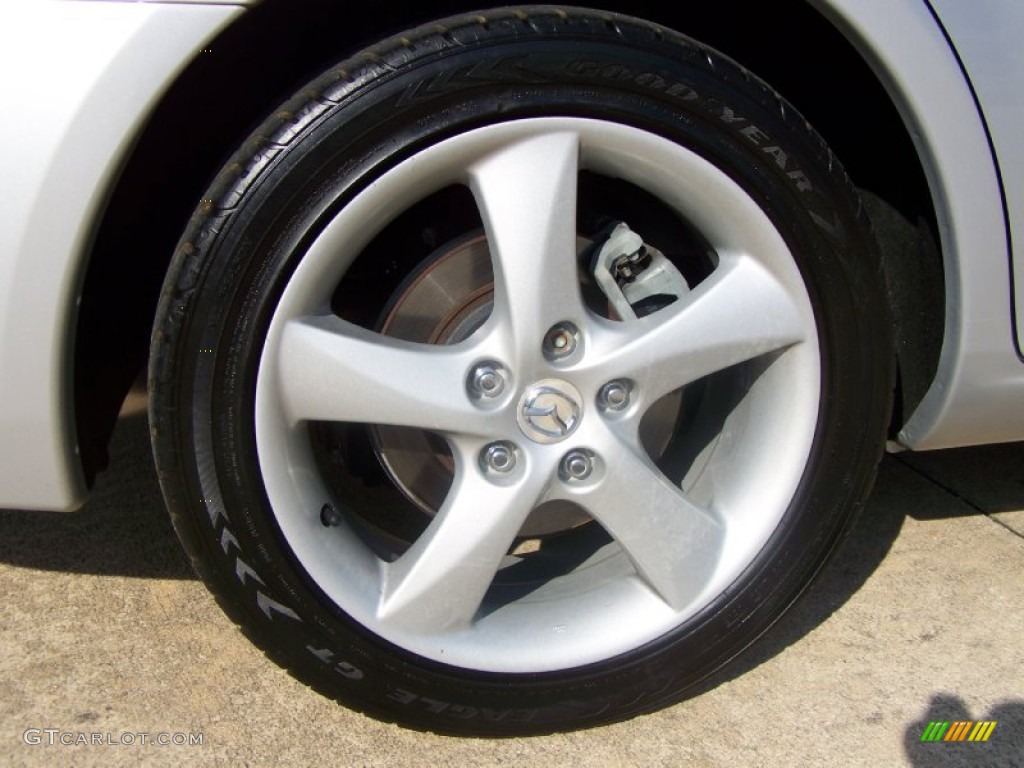 2003 MAZDA6 s Sedan - Satin Silver Metallic / Gray photo #28
