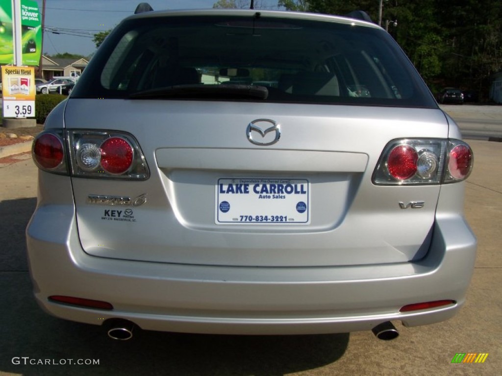 2003 MAZDA6 s Sedan - Satin Silver Metallic / Gray photo #30