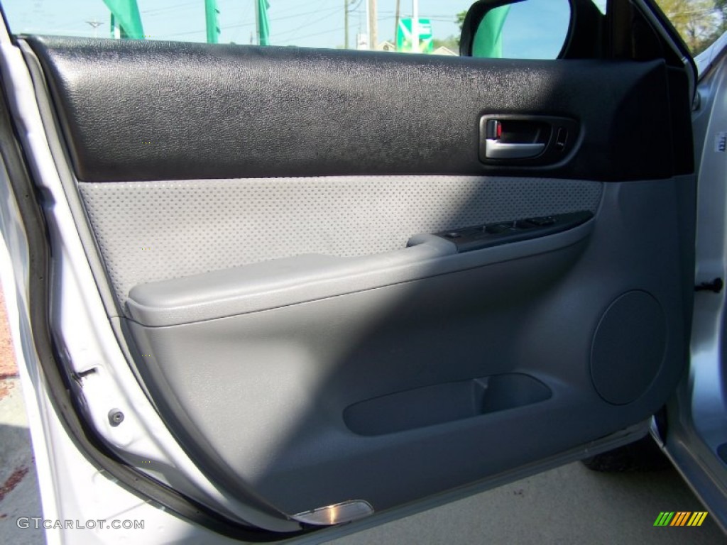 2003 MAZDA6 s Sedan - Satin Silver Metallic / Gray photo #34