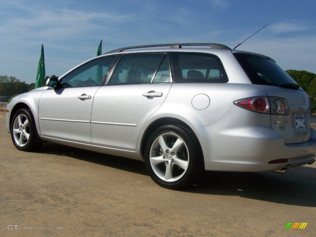 2003 MAZDA6 s Sedan - Satin Silver Metallic / Gray photo #47