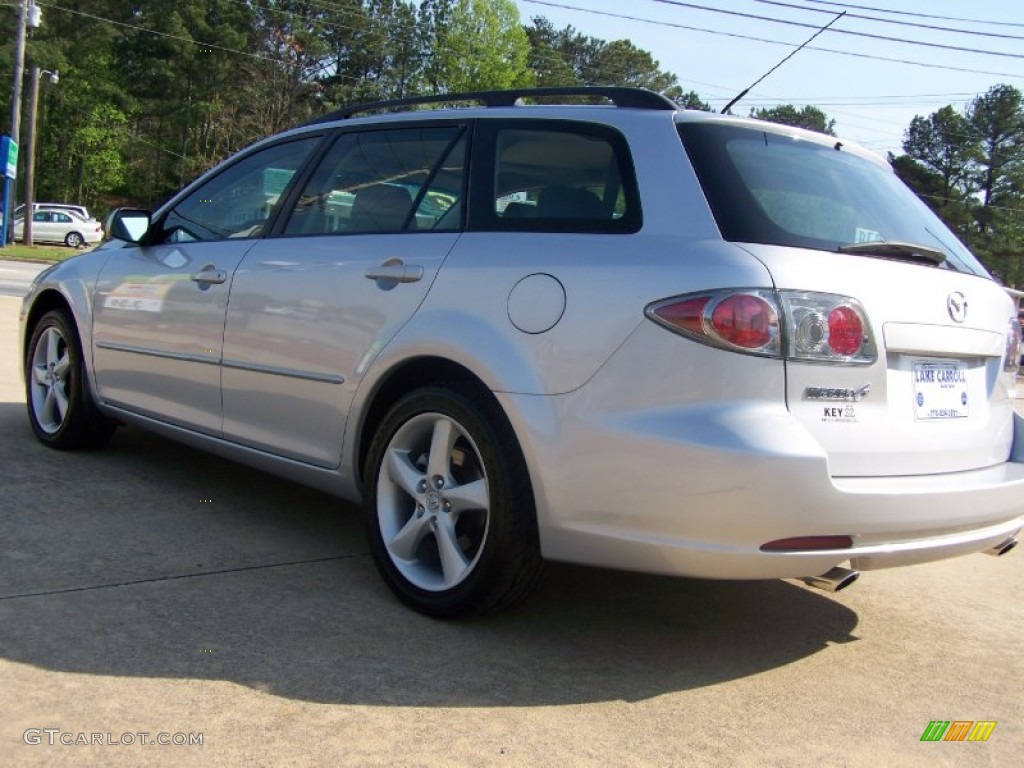 2003 MAZDA6 s Sedan - Satin Silver Metallic / Gray photo #63