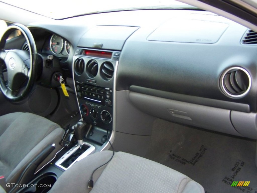 2003 MAZDA6 s Sedan - Satin Silver Metallic / Gray photo #74