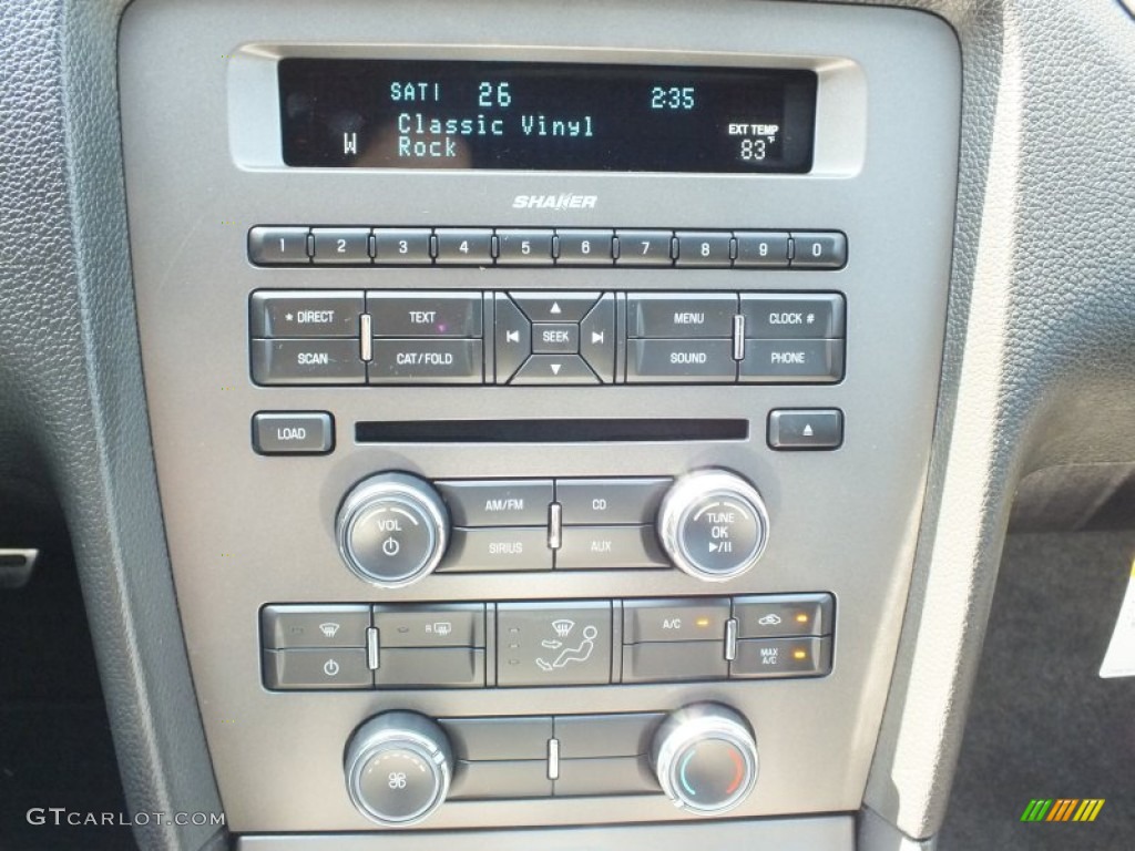 2012 Ford Mustang GT Premium Coupe Controls Photo #63388136