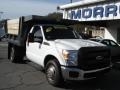Oxford White - F350 Super Duty XL Regular Cab Chassis Dump Truck Photo No. 2