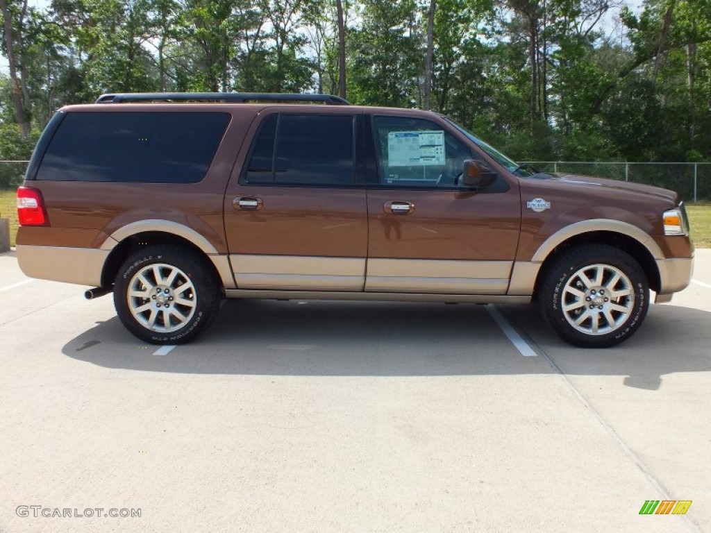 Golden Bronze Metallic 2012 Ford Expedition EL King Ranch Exterior Photo #63389422
