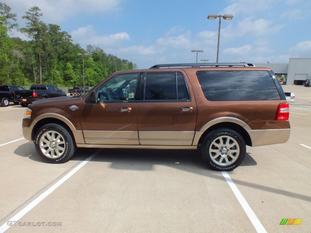 Golden Bronze Metallic 2012 Ford Expedition EL King Ranch Exterior Photo #63389478