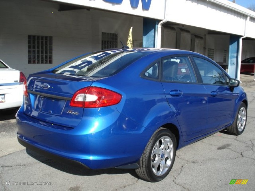 Blue Flame Metallic 2011 Ford Fiesta SEL Sedan Exterior Photo #63389505