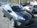 2011 Monterey Grey Metallic Ford Fiesta SES Hatchback  photo #2