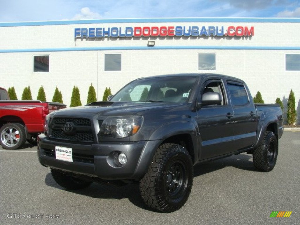 2011 Tacoma V6 TRD Sport Double Cab 4x4 - Magnetic Gray Metallic / Graphite Gray photo #1