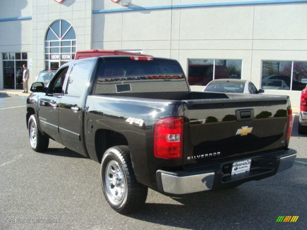 2008 Silverado 1500 LT Crew Cab 4x4 - Black / Ebony photo #4