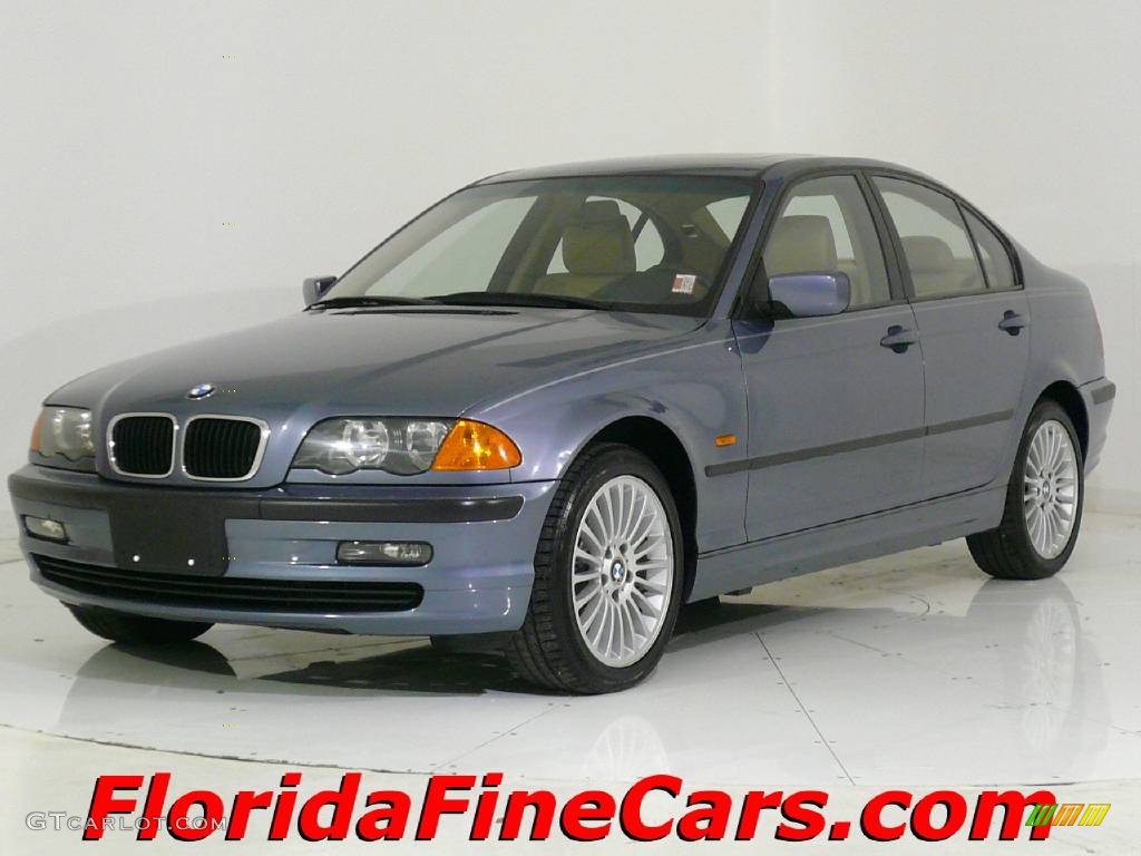 2001 3 Series 325xi Sedan - Steel Blue Metallic / Sand photo #1