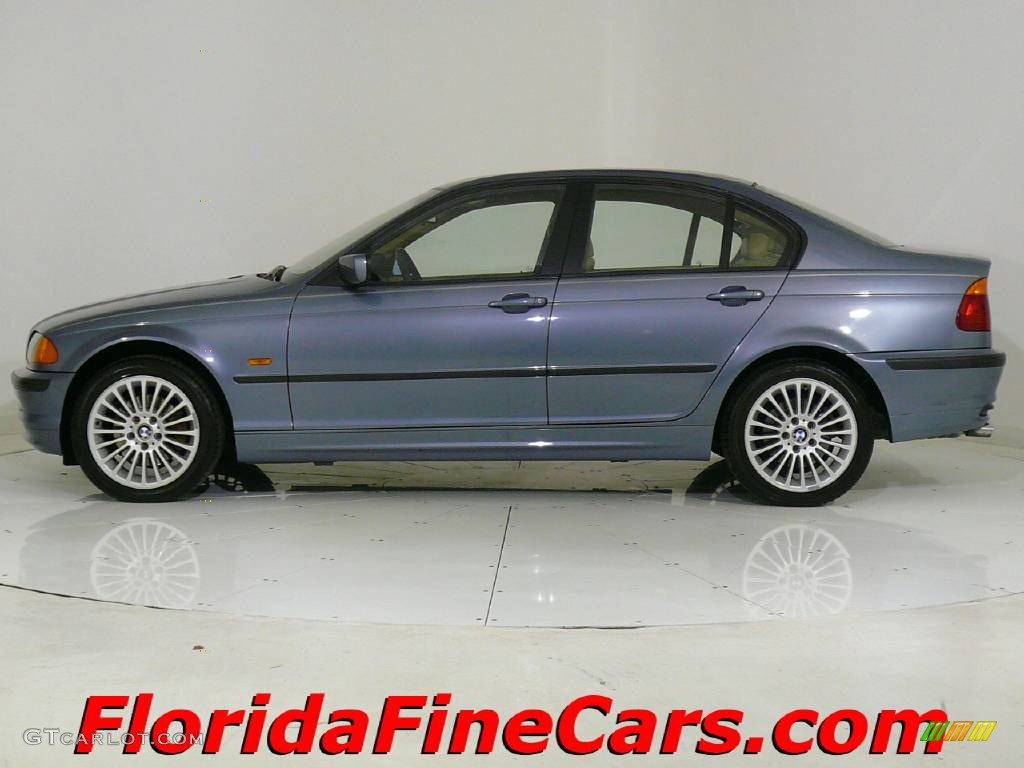2001 3 Series 325xi Sedan - Steel Blue Metallic / Sand photo #3