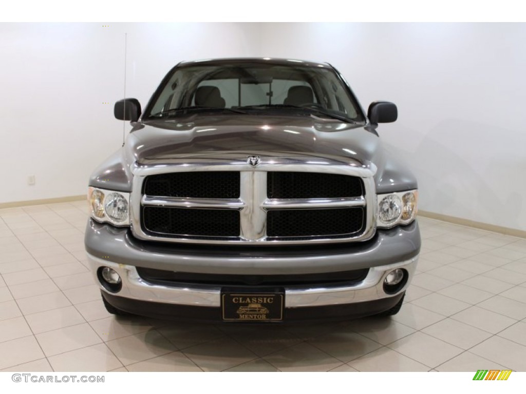 2005 Ram 1500 SLT Quad Cab 4x4 - Mineral Gray Metallic / Dark Slate Gray photo #2