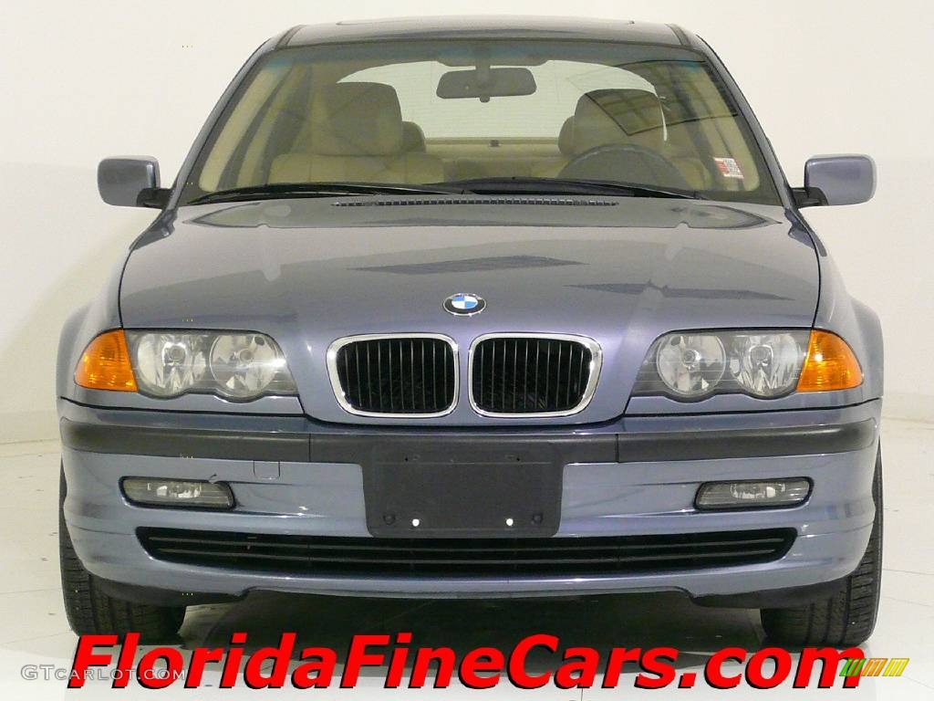 2001 3 Series 325xi Sedan - Steel Blue Metallic / Sand photo #5