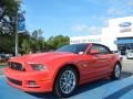 2013 Race Red Ford Mustang GT Premium Convertible  photo #1