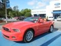 2013 Race Red Ford Mustang GT Premium Convertible  photo #6