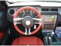 Brick Red/Cashmere Accent Steering Wheel Photo for 2013 Ford Mustang #63392872