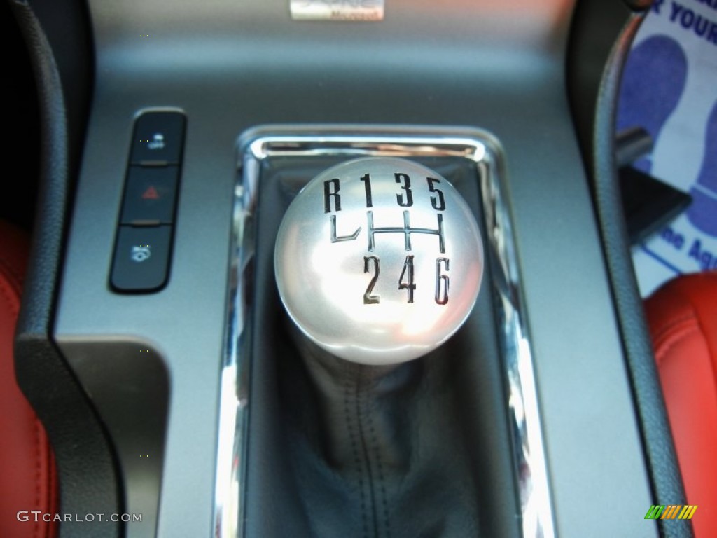 2013 Mustang GT Premium Convertible - Race Red / Brick Red/Cashmere Accent photo #13