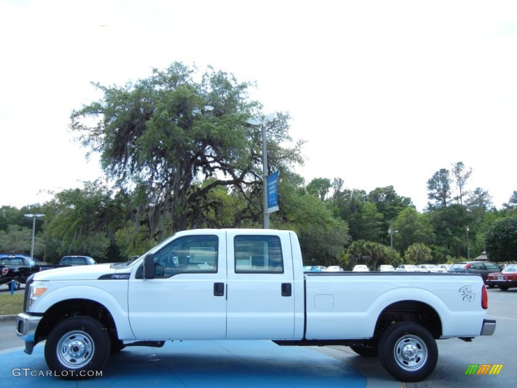 Oxford White 2012 Ford F350 Super Duty XL Crew Cab 4x4 Exterior Photo #63393074