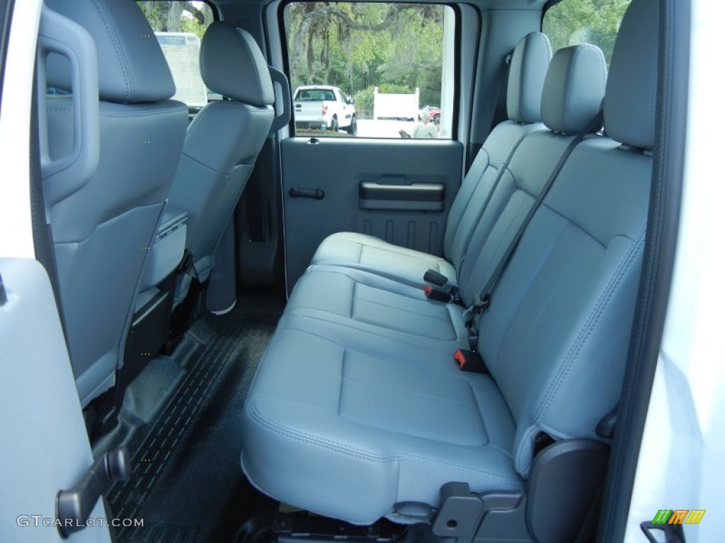 2012 Ford F350 Super Duty XL Crew Cab 4x4 Rear Seat Photo #63393107