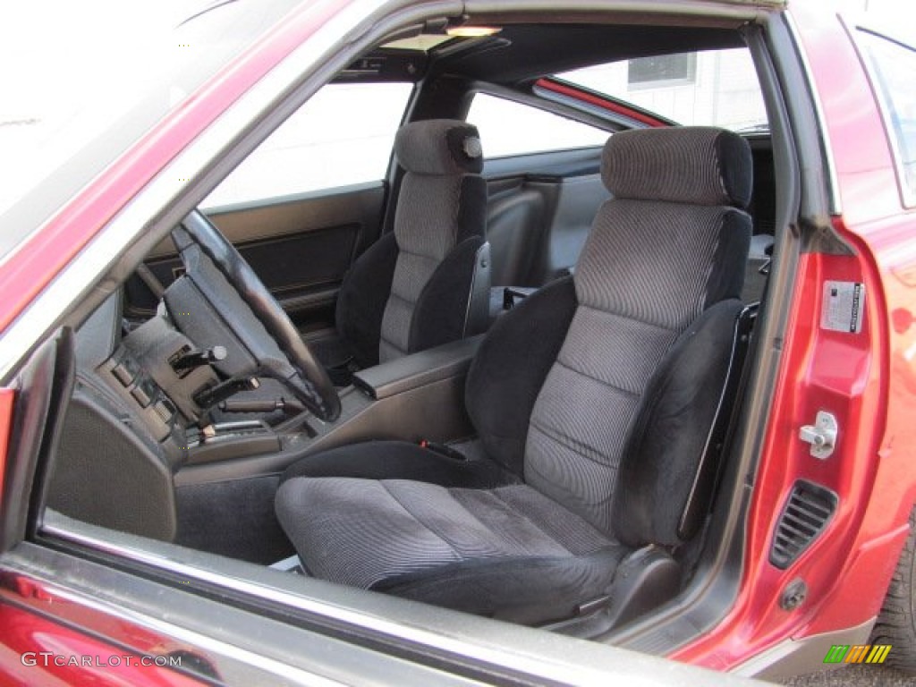 Charcoal Interior 1988 Nissan 300ZX Coupe Photo #63393187