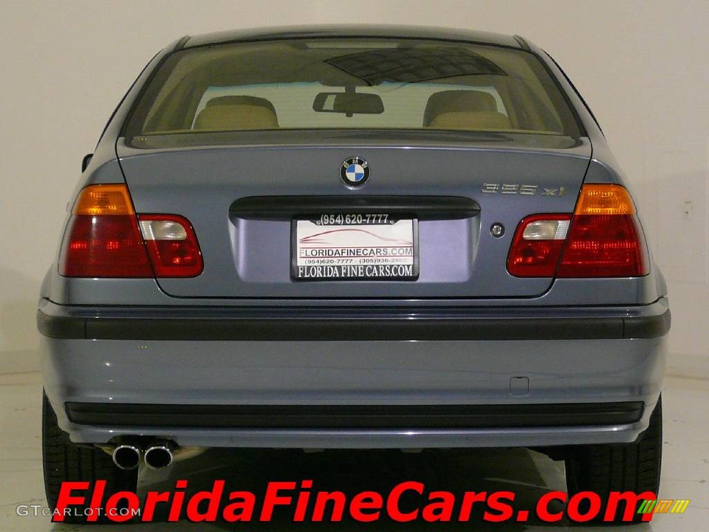 2001 3 Series 325xi Sedan - Steel Blue Metallic / Sand photo #6