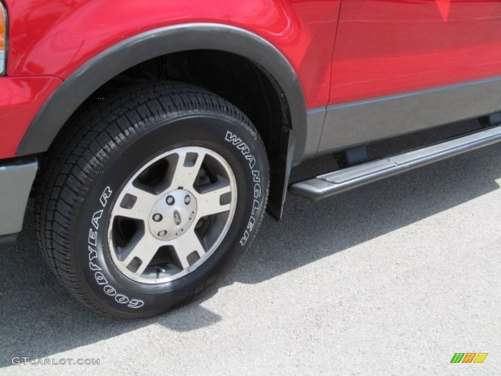 2006 F150 FX4 SuperCab 4x4 - Bright Red / Black/Medium Flint photo #3