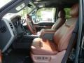 2012 Tuxedo Black Metallic Ford F350 Super Duty King Ranch Crew Cab 4x4 Dually  photo #5