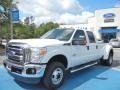 2012 Oxford White Ford F350 Super Duty XLT Crew Cab 4x4 Dually  photo #1