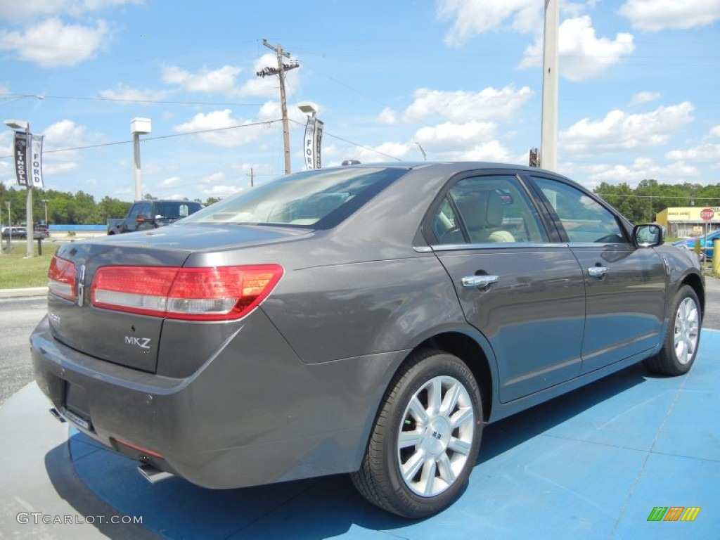 2012 MKZ FWD - Sterling Gray Metallic / Light Camel photo #3