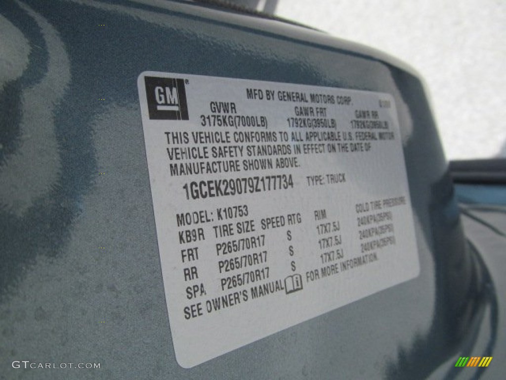 2009 Silverado 1500 LT Extended Cab 4x4 - Blue Granite Metallic / Ebony photo #19