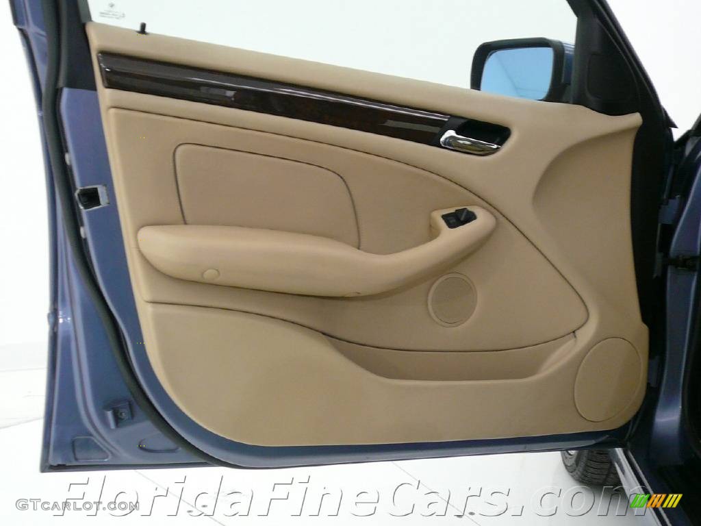 2001 3 Series 325xi Sedan - Steel Blue Metallic / Sand photo #9