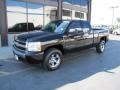 2007 Black Chevrolet Silverado 1500 LT Extended Cab 4x4  photo #3