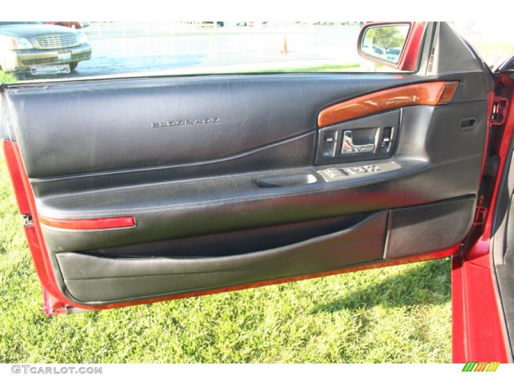 2002 Cadillac Eldorado ESC Black Door Panel Photo #63395602