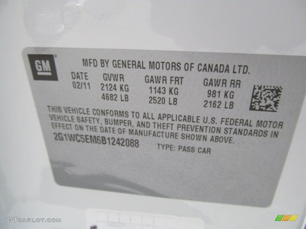 2011 Impala LTZ - Summit White / Gray photo #19