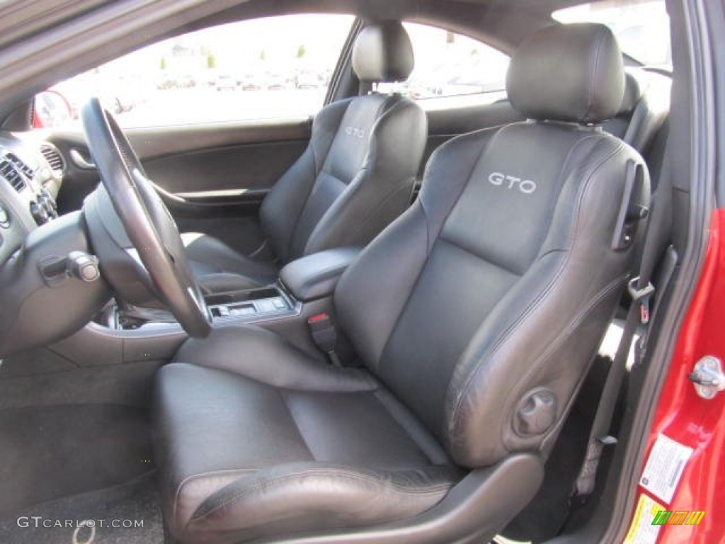 Black Interior 2006 Pontiac GTO Coupe Photo #63396253