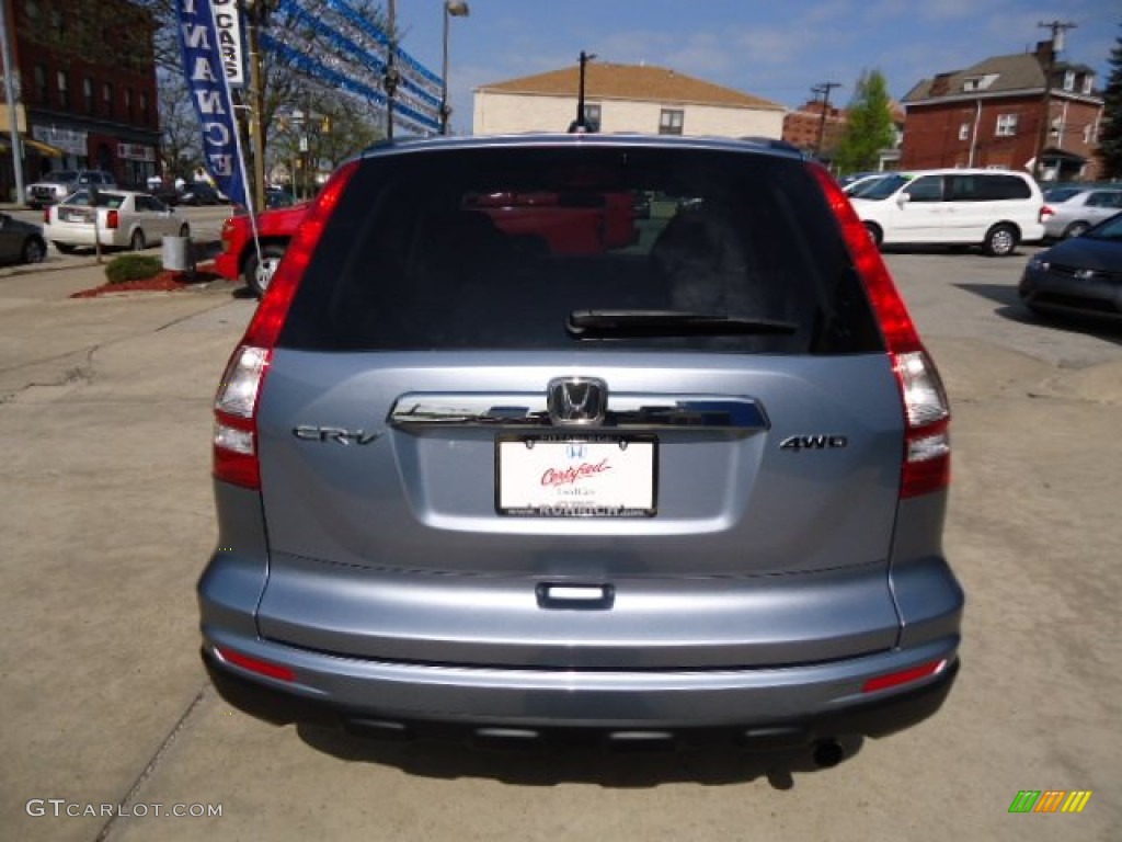 2011 CR-V EX-L 4WD - Glacier Blue Metallic / Gray photo #4