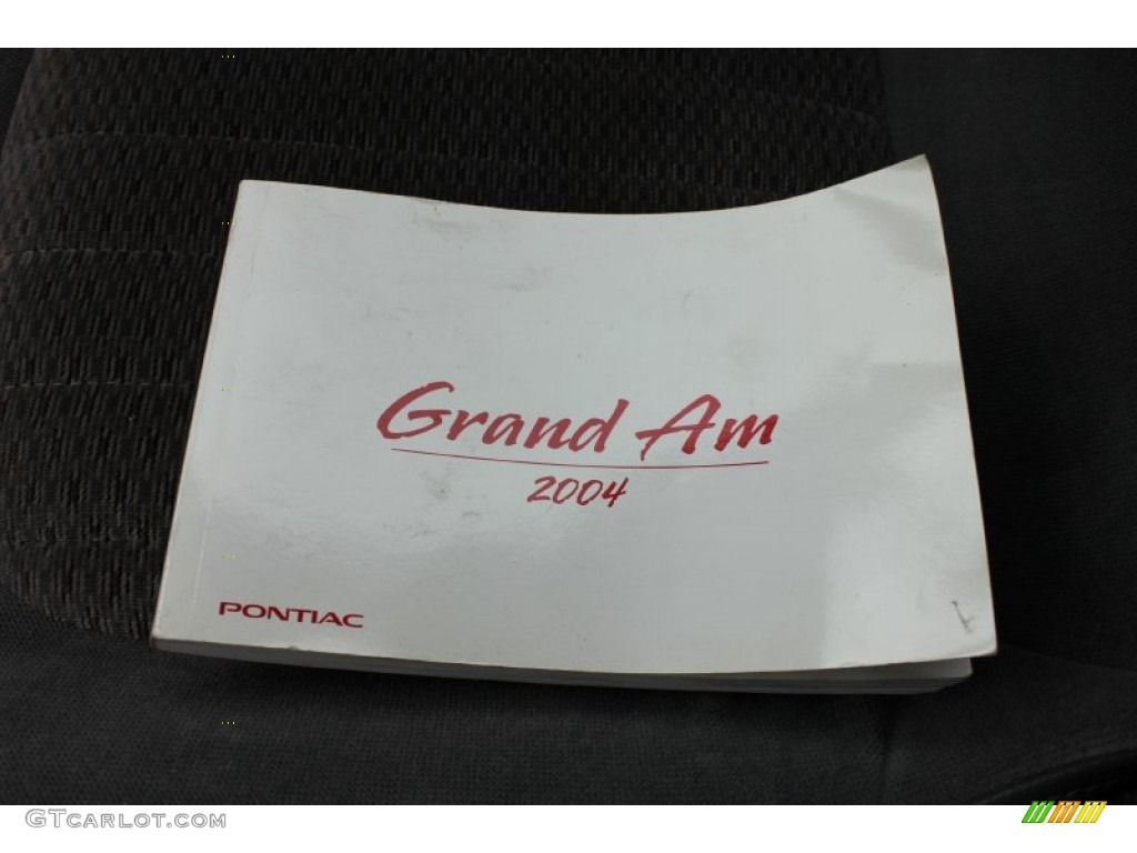 2004 Pontiac Grand Am GT Coupe Books/Manuals Photos