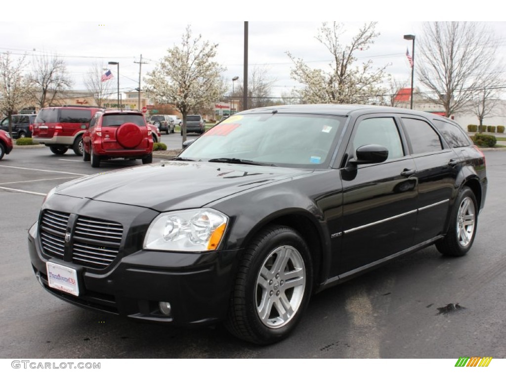 Brilliant Black Crystal Pearl 2006 Dodge Magnum R/T Exterior Photo #63397219