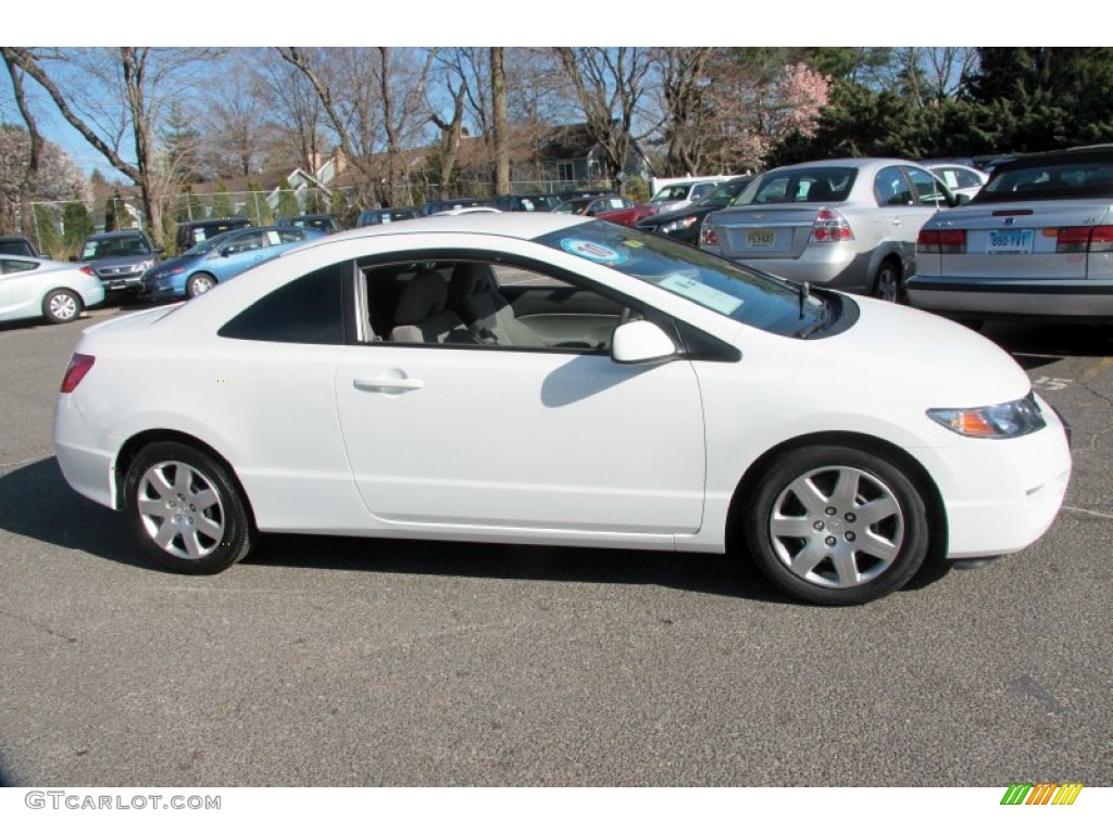 Taffeta White 2010 Honda Civic LX Coupe Exterior Photo #63397270
