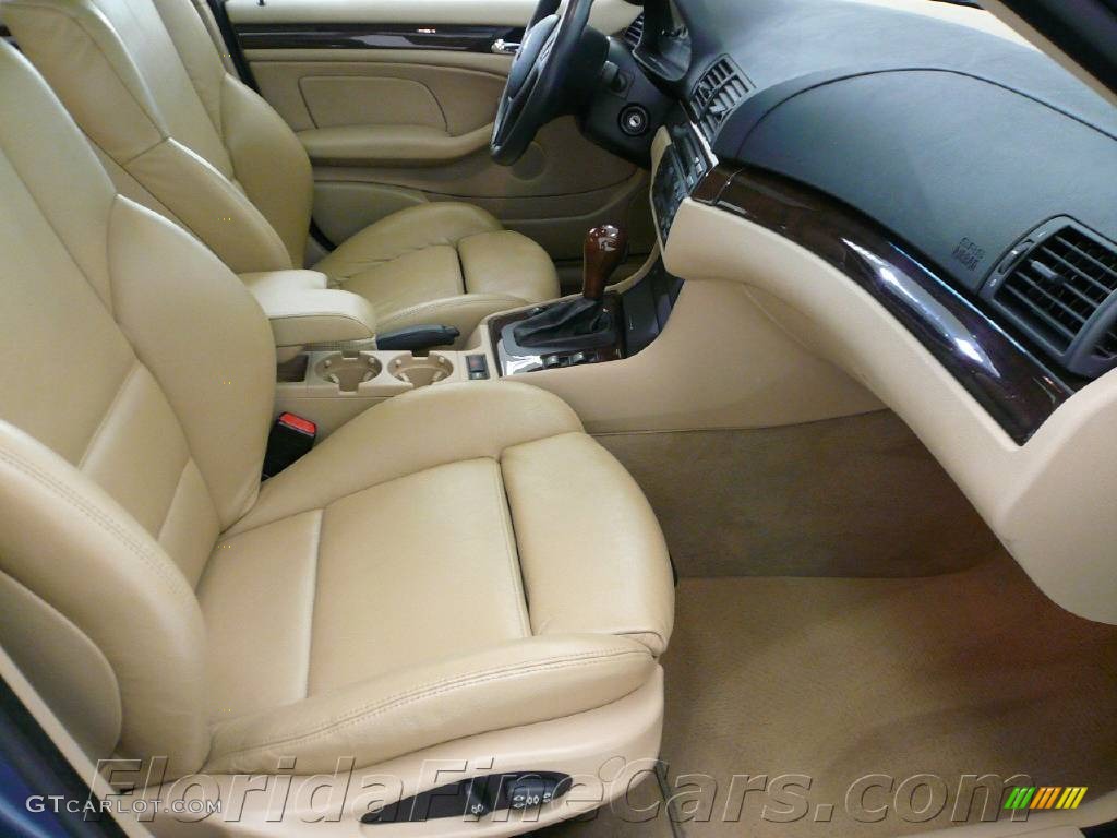 2001 3 Series 325xi Sedan - Steel Blue Metallic / Sand photo #14