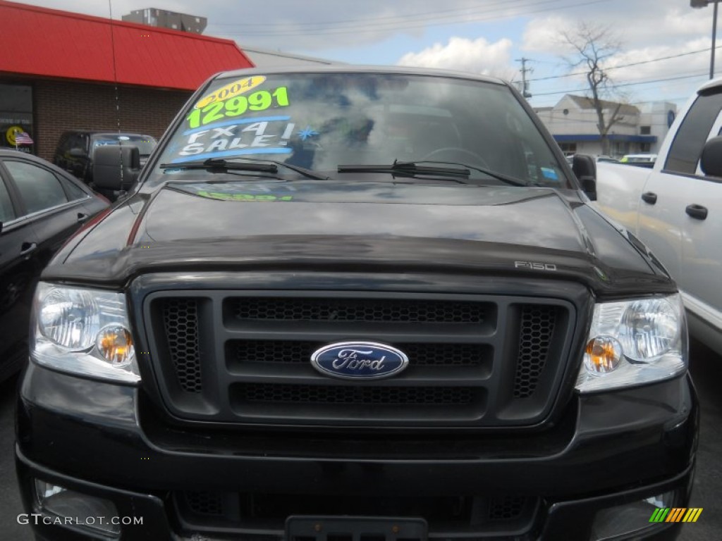 2004 F150 FX4 SuperCrew 4x4 - Black / Black photo #13