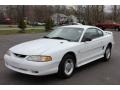 1995 Crystal White Ford Mustang V6 Coupe  photo #1